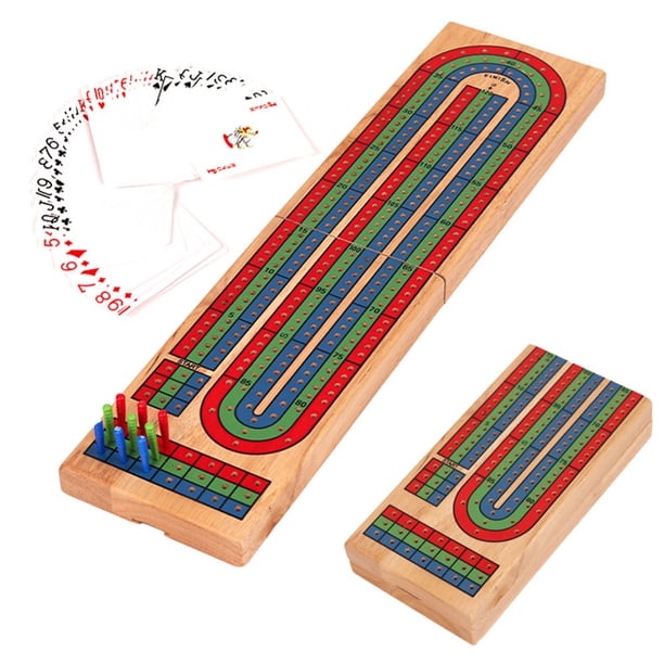 Juego Mesa Cribbage para Juegos Familiares Viajes Nocturnos