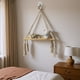 thumbnail image 4 of Ohmyroo Bohemian Style Hand-Woven Wall Hanging Planter Shelf with Tassels, Macrame Plant Holder for Living Room, Balcony, and Homestay Decor, 4 of 6