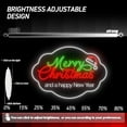 thumbnail image 5 of UPONRAY Merry Christmas Custom Neon Signs, Usb Powered with Adjustable Brightness Wall Decor for Gifts, 24 inch, 5 of 7
