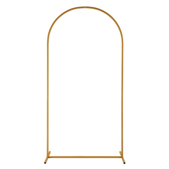 IVV Metal Arch Backdrop Stand 6FT Gold Wedding Balloon Arched Backdrop Stand Square Arch Frame for Birthday Party Bridal Baby Shower Ceremony Decoration