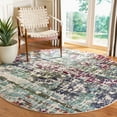 thumbnail image 2 of SAFAVIEH Madison Roswell Vintage Abstract Area Rug, Blue/Green, 9' x 12', 2 of 10