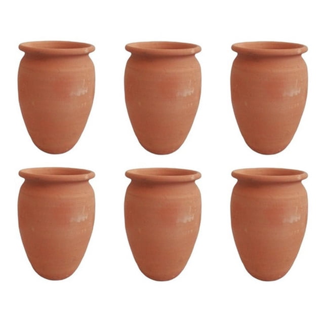 Cantarito de Barro para Tequila y Bebidas Set 6 Pzs de 400 ml Genérico Cantarito de Barro