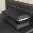 thumbnail image 2 of Better Homes & Gardens 300 Thread Count 100% Cotton Wrinkle Resistant King Pillowcase Set of 2, Soot Grey, 2 of 5