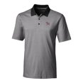 thumbnail image 2 of Men's Cutter & Buck Black Clemson Tigers Forge Tonal Stripe Stretch Polo, 2 of 3