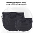 thumbnail image 4 of Neinkie Helmet Carrying Case Scratch-resistant Large Capacity Waterproof Fabric with Closing Buckle Drawstring Convenient Storage Fine Sewing Extra Large Motorcycle Helmet Storage Bag for Outdoor, 4 of 9