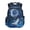 Blue Lightning Lion Print, variant on Chririnla Cute Pineapple Coconut Pattern Travel Bags with traspirante, Compartment Adjustable Padded Straps 17 Inch Kids Backpack for School Elementary