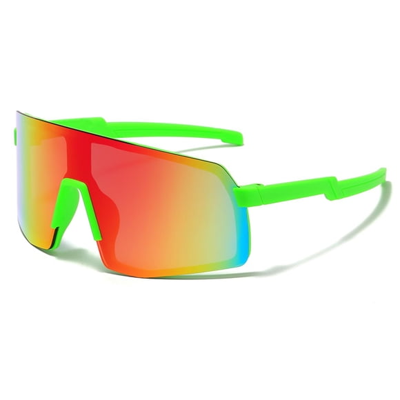 Gafas de sol de béisbol para niños JOVAKIT Age 3-13 UV400 verde/rojo