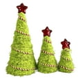 thumbnail image 1 of SDNall Décorations de Sapin de Noël, Ornements de Sapin de Noël, Décorations de Table de Noël, 3 Pcs Ornements de Sapin de Noël Verts Décorations de Table Cheminées Scène, Ornements de Noël Rouges, 1 of 9