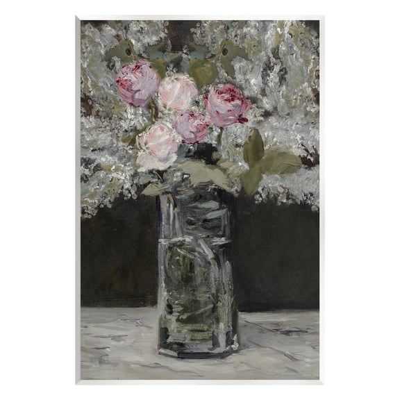 Traditional Rose Bouquet Still Life Botanical & Floral Painting Unframed Art Print Wall Art
