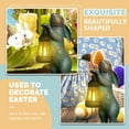 thumbnail image 7 of Joernso Garden Rabbit Figurine with Solar Lantern Indoor Outdoor Resin Bunny Statue Sculpture Patio Yard Lawn Animal Easter Decoration Ornament, 7 of 7