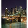 thumbnail image 3 of Ambesonne NYC Scene Duvet Cover Set, Nighttime Picturesque, 2-Calking, Dark Purple Multicolor, 3 of 3