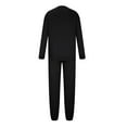 thumbnail image 5 of FAIWAD Men's Casual Workout Suit Long Sleeve Drop Shoulder Top and Jogger Pants Lightweight Loose Sweatsuit, 5 of 7