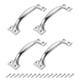 thumbnail image 1 of Tiradores de puerta, paquete de 4, tiradores de puerta de 5 pulgadas/119mm con tornillos para hardware de cajones, 1 of 6