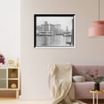 thumbnail image 3 of Historic Framed Print, River steamers at Crawford Street Bridge, Providence, R.I., 17-7/8" x 21-7/8", 3 of 9