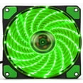 thumbnail image 1 of Daisyyozoid Wholesale 15 LED Light Quite 120mm DC 12V 4Pin PC Computer Case Cooling Cool Fan Mod GN, 1 of 3
