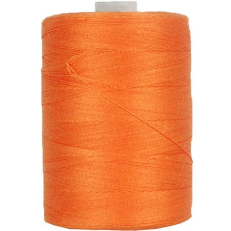 Threadart Cotton Sewing Thread - 1000m Spools - 50/3 - Orang - 50 Colors