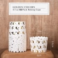 thumbnail image 3 of Standard Green Foil Cupcake Liners Wrappers Metallic Baking Cups, 200-Count (Green), 3 of 8