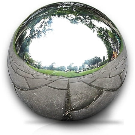Stainless Steel Gazing Ball, Mirror Polished Hollow Ball Reflective