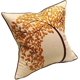 thumbnail image 1 of Funda de almohada decorativa KAIYANG de lino y algodón con bordado 20 pulgadas El árbol de la vida naranja, 1 of 5