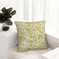 thumbnail image 6 of Fuzoiu Cute Sunflower Print Square Pillow Cover,Hidden Zipper Design,Luxury Square Pillow Case, Throw Pillow,Couch Cushion-20"x20", 6 of 7