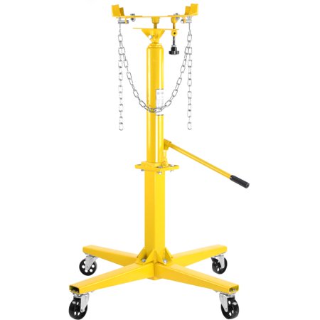 JEGS 79010 Adjustable Hydraulic Transmission Jack [High-Lift Handle Operated, 1000 lb Capacity]