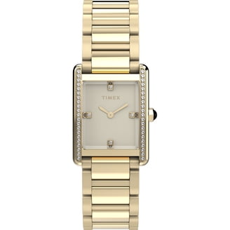 Timex Women\'s Gold Tone Square Case Bracelet Watch s-l400.jpg main image 3