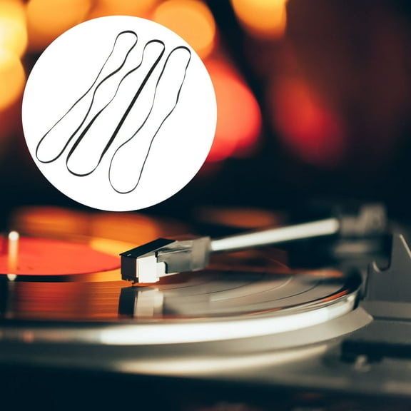 IBASETOY 3PCS Essential Drive Belt for Turntable Maintenance and Repair Tasks