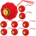 thumbnail image 2 of Luxshiny 9 Pcs Petites Lanternes Ornements Suspendus Rouges Décoratifs pour Festival du Nouvel An, 2 of 8