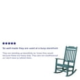 thumbnail image 5 of Emma + Oliver All-Weather Poly Resin Rocking Chair in Teal - Patio and Backyard Furniture, 5 of 13