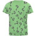 thumbnail image 2 of Halloween Riddle Me This Costume Mens T Shirt Heather White 2XL, 2 of 2