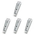 thumbnail image 4 of Ganchos para sofá (2 unidades), conectores para sofá seccional, resistentes y fáciles de instalar. Blanco plateado, 4 of 9