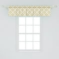 thumbnail image 2 of Ambesonne Oriental Window Valance, Motifs, 54" X 12", Dark Mustard White, 2 of 3