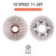 thumbnail image 2 of ZTTO Equipo de velocidad Velocidade Cassette Cassette Cogs Flywheel Electroplating Bikes Accesorio Sprocket Road Bike 10-SPEED 11-28T Inevent OD003380-00B, 2 of 7