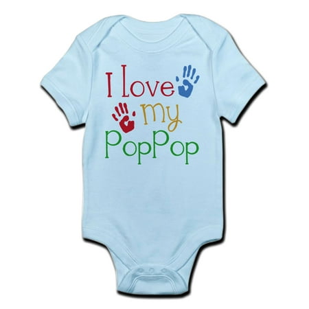 

CafePress - I Love Poppop Infant Bodysuit - Baby Light Bodysuit
