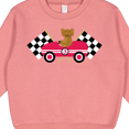 thumbnail image 3 of Inktastic Race Car Racing Bear Animal Toddler Sweatshirt, 3 of 4