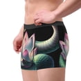 thumbnail image 3 of JUNZAN Snake Holding A Lotus Mens Underwear Boxer Briefs for Men’s-X-Large, 3 of 7