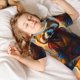 thumbnail image 5 of Fotbe Prairie Meditating Raccoon Pijama Estampada de 2 Piezas para Niños – Ropa de Dormir de Manga Corta Cómoda para Niños y Niñas, Camiseta y Shorts de Algodón-Medium, 5 of 6