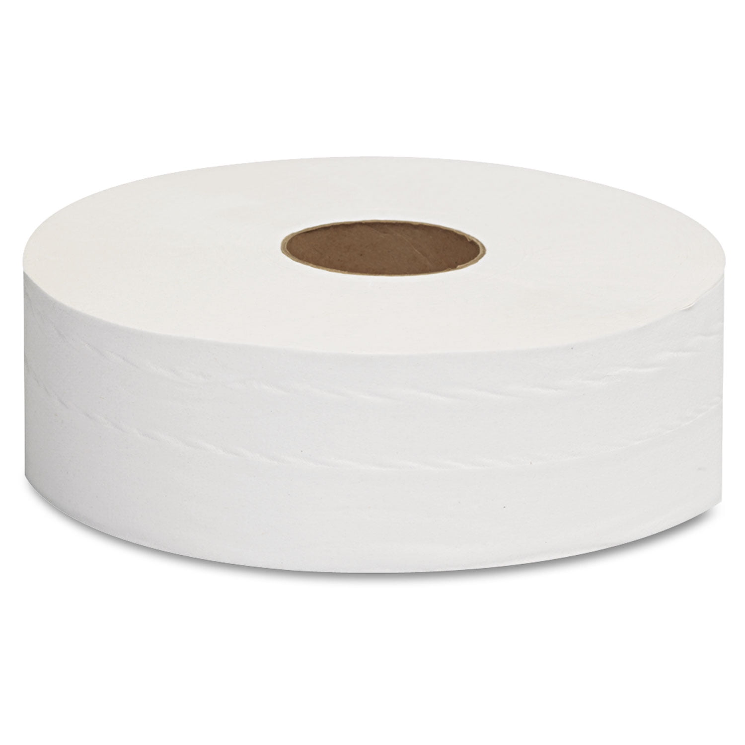 GEN JRT Jumbo Toilet Paper, Septic Safe, 2-Ply, White, 3.3" x 1,375 ft, 12" dia, 6 Rolls/Carton