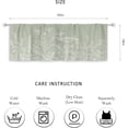 thumbnail image 4 of Floral Kitchen Curtains Small Wildflower Cafe Curtains Green Leaves Plant Botanical Rod Pocket Farmhouse Sage Herb Living Room Bedroom Window Drape Treatment Fabric 2 Panels 27.5 x 39 Inch, 4 of 4