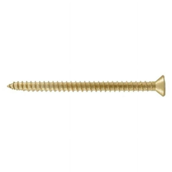 Deltana SCWS925U4 2.5 in. Wood Screw No. 9- Satin Brass - Steel