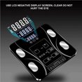 thumbnail image 2 of ABS Digital Weight Scale Replacement Bluetooth-compatible 5.0 Voice Assistant 18 Language APP Control USB Charging Weighing Scales, 2 of 7