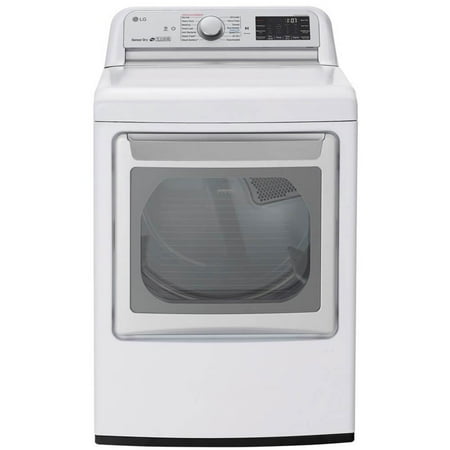 LG DLEX7800WE 7.3 Cu. Ft. White Smart Electric TurboSteam Dryer