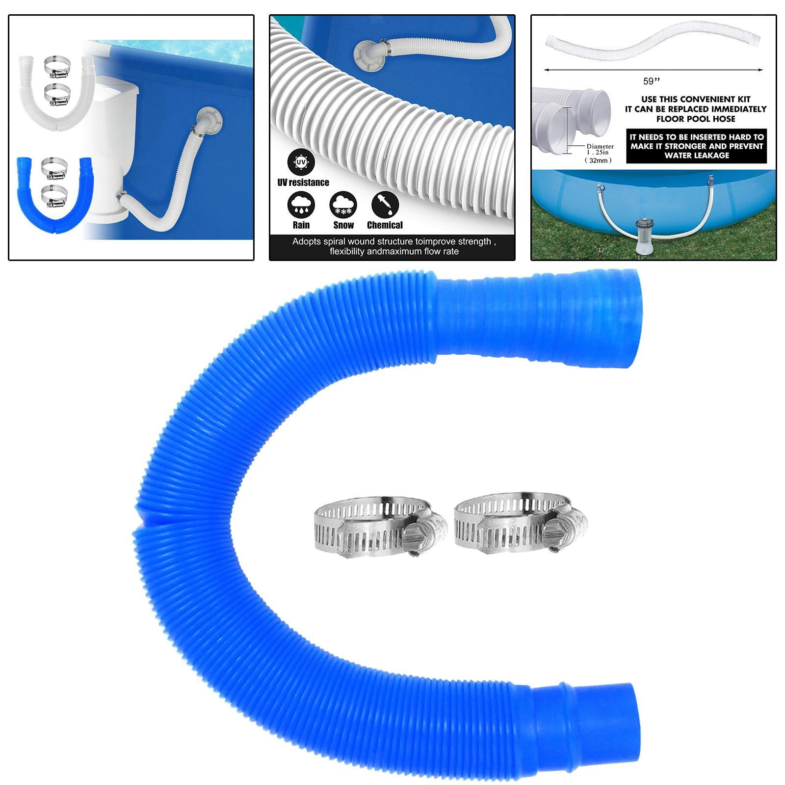 Pools Replacement Hose Filter Pump Hose With Clamps For Above Ground