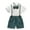 R/1397White, variant on Vividxx Baby Boy Formal Short Sets Summer Gentleman Outfits Sets Kid Short Sleeve Bowtie Shirt Suspender Shorts Suit Solid Color Breathable Dailywear