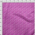 thumbnail image 3 of oneOone Cotton Silk Fuschia Pink Fabric Florals Fabric For Sewing Printed Craft Fabric By The Yard 42 Inch Wide-MZE, 3 of 4