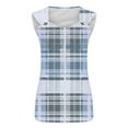 thumbnail image 5 of WRKEKC Womens Cami Tank Tops Plaid Print Single Strap V Neck Sleeveless Tank Top for Daily Styling Casual Outings and Summer Looks, 5 of 5