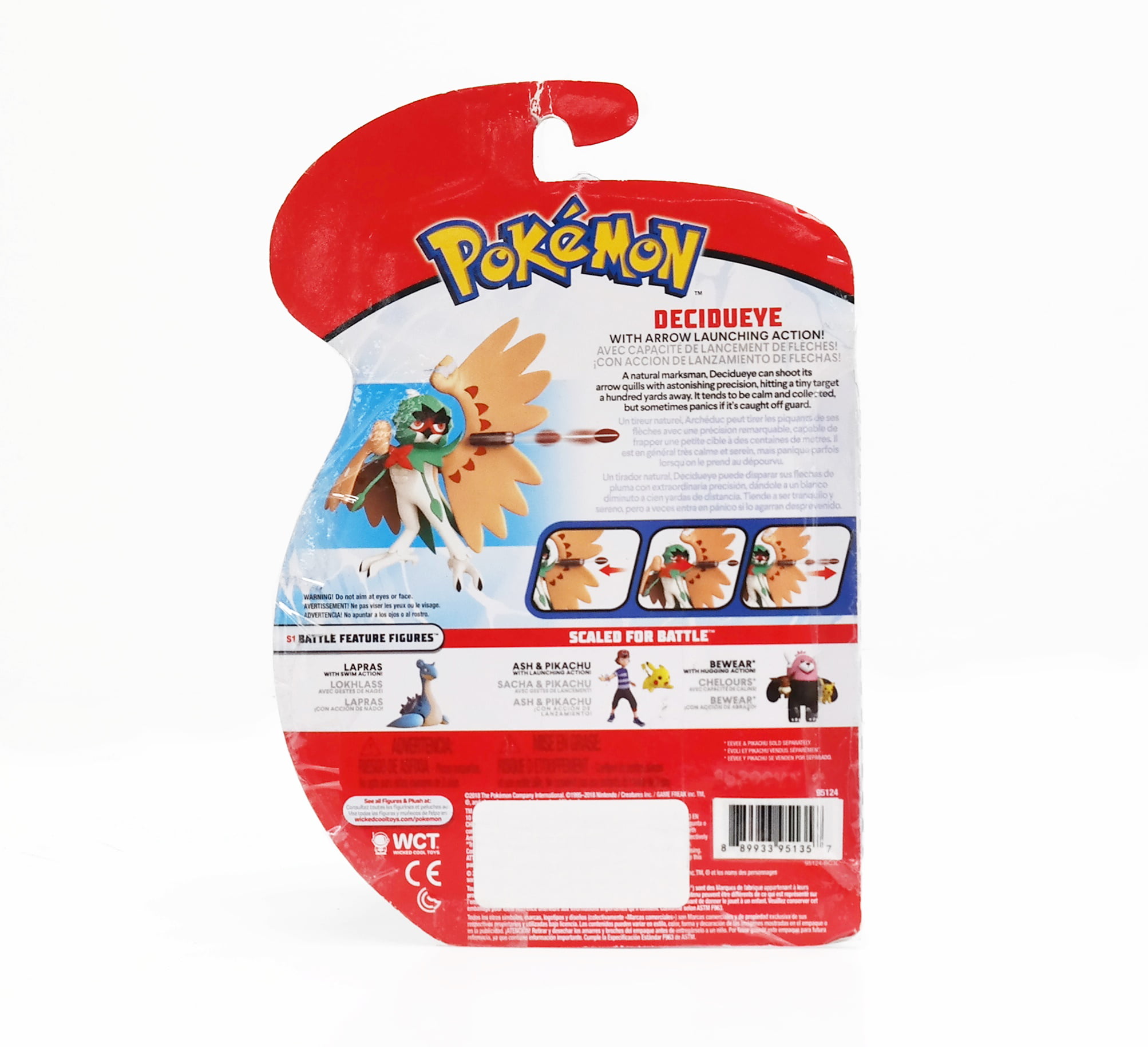 Pokémon - Figurine d'action de bataille 4.5'' assorties - Figurines