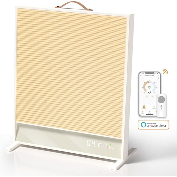 Portable Electric Space Heater with Far-Infrared Heat