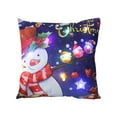 thumbnail image 2 of ChicYu Christmas Pillowcovers Holiday Gift LED String Lights Flashing and Steady Dual Mode Short Printed Sofa Cushion Cover for Home Holiday Use, 2 of 6