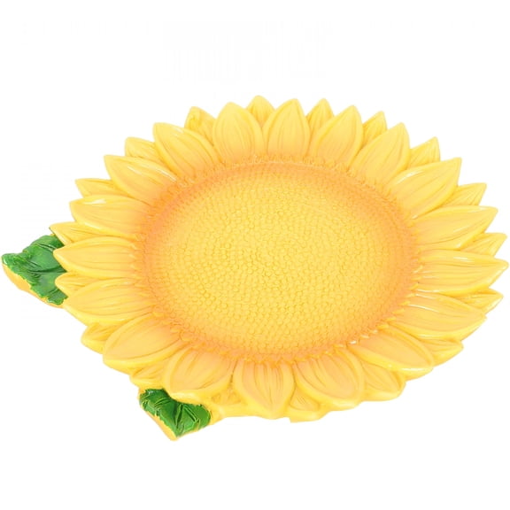 ACDANC Decorative Sunflower Pattern Food Plate Multi-use Nut Dessert Serving Plate Delicate Jewelry Dish